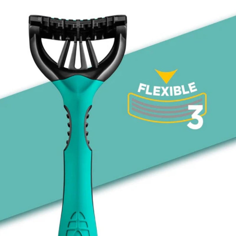 Wilkinson Sword Xtreme 3 Sensitive Disposable Razor Pack of 3, Plus 1 Free - Image 2